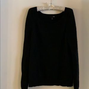 Aqua Black 100% Cashmere Sweater